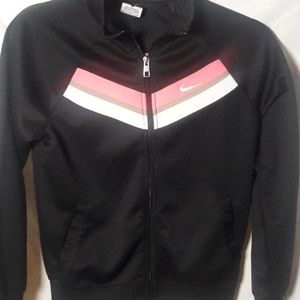Nike girls Cheer warm up jacket sz YL